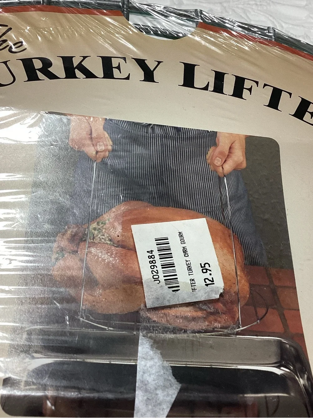 The Turkey Lifter Roasting Rack & Turkey Baster, Meat Forks
